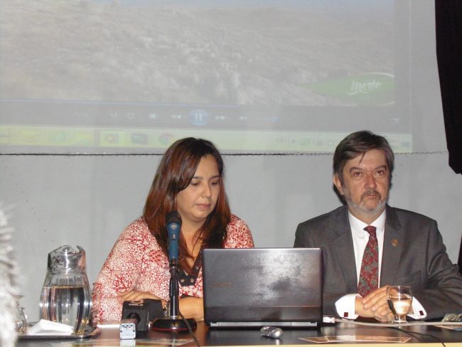 Secretaria de Turismo, Lucía Miranda e Intendente Miguel Ángel Flores