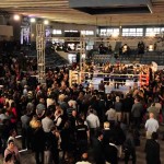 Restos del Mono Gatica en el Palacio de los Deportes