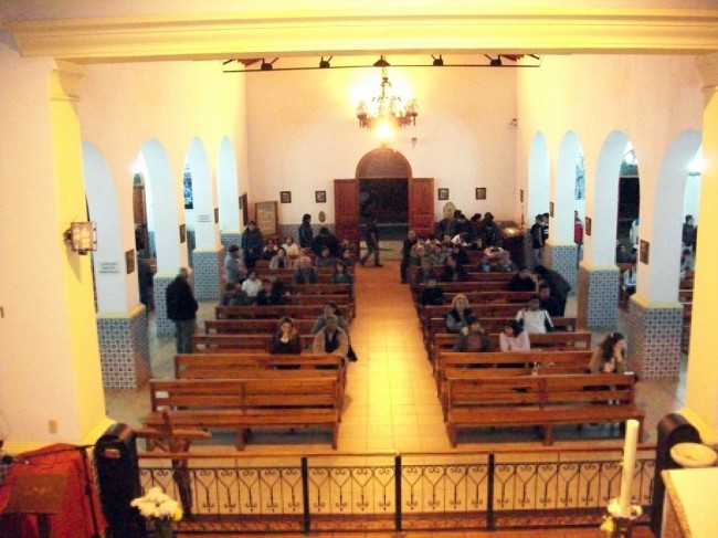 Misa en la Iglesia del Cristo de la Quebrada