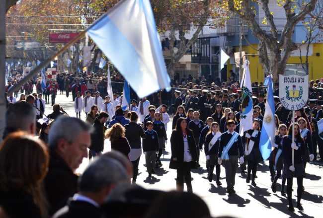 Desfile del 9 de Julio en Villa Mercedes